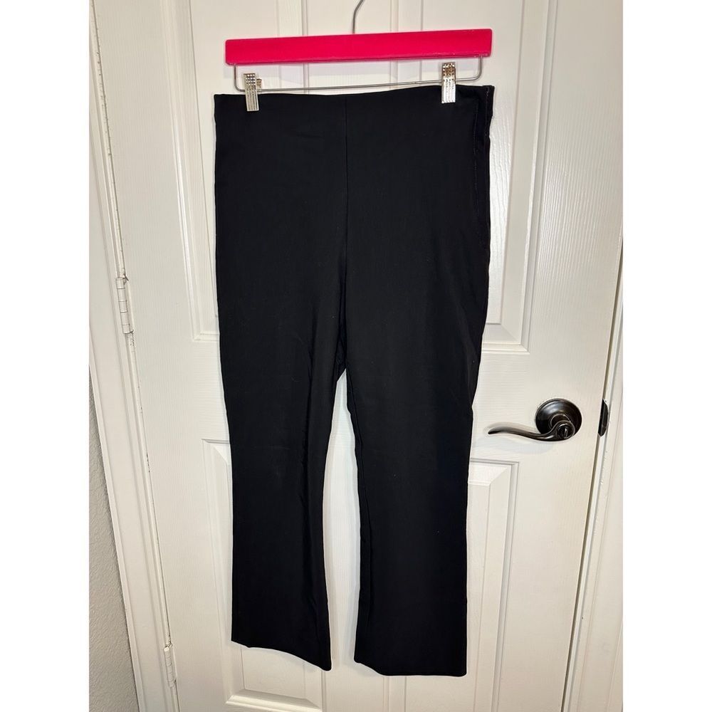 M.M.Lafleur Black Eco Power Stretch Kick Flare Foster Pant Sz 8 Office Corporate - Picture 3 of 10